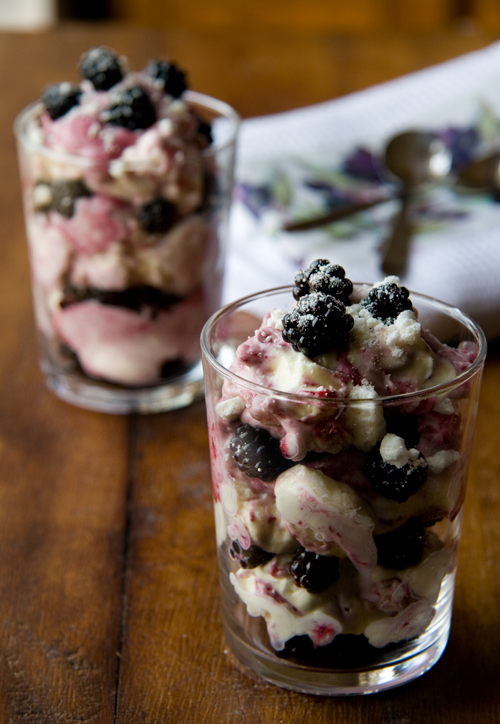 Blackberry Mess | DonalSkehan.com, A change from traditional Eton Mess, great for when strawberries are out of season. 