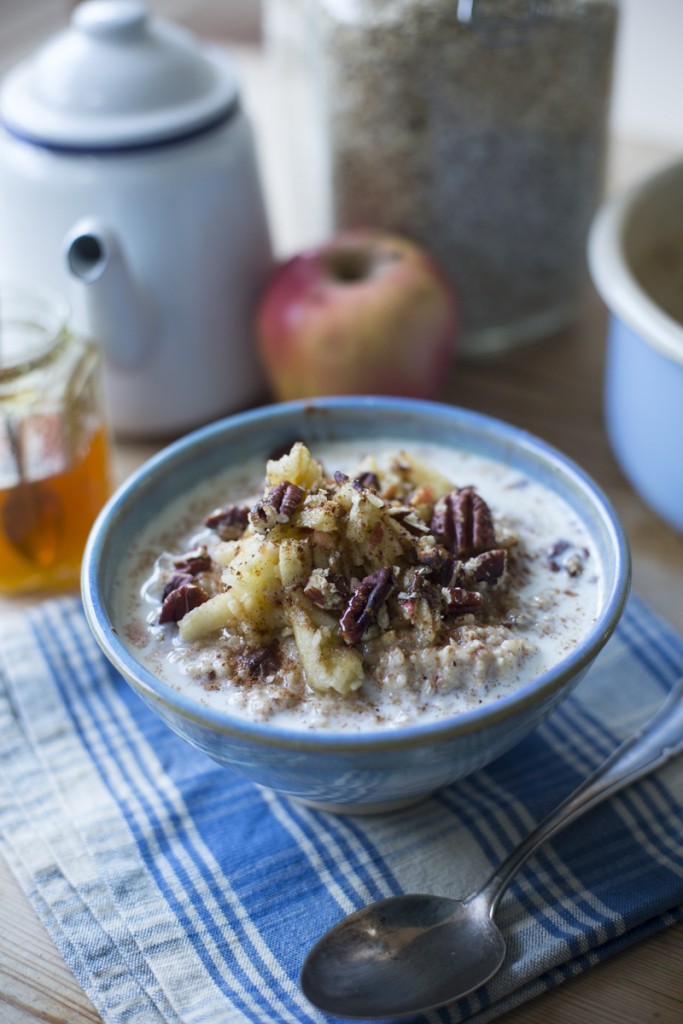 Apple & Cinnamon Porridge | DonalSkehan.com, This will set you up for the day and is sweet enough to feel like a treat! 