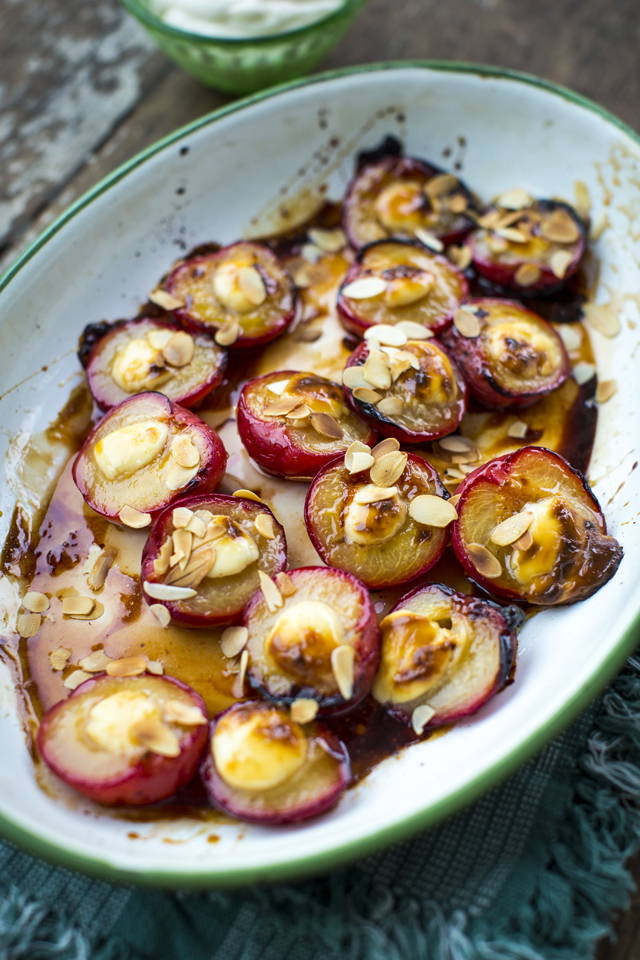 Oven-Roasted Plums