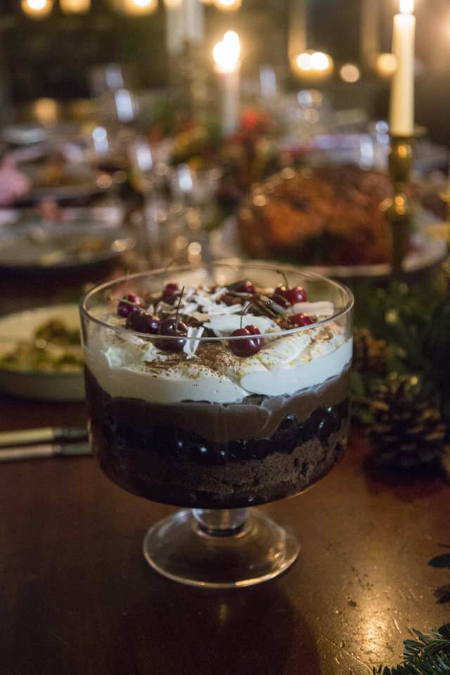 Black Forest Brownie Trifle | DonalSkehan.com, The perfect centre-piece dessert guaranteed to please the whole family!