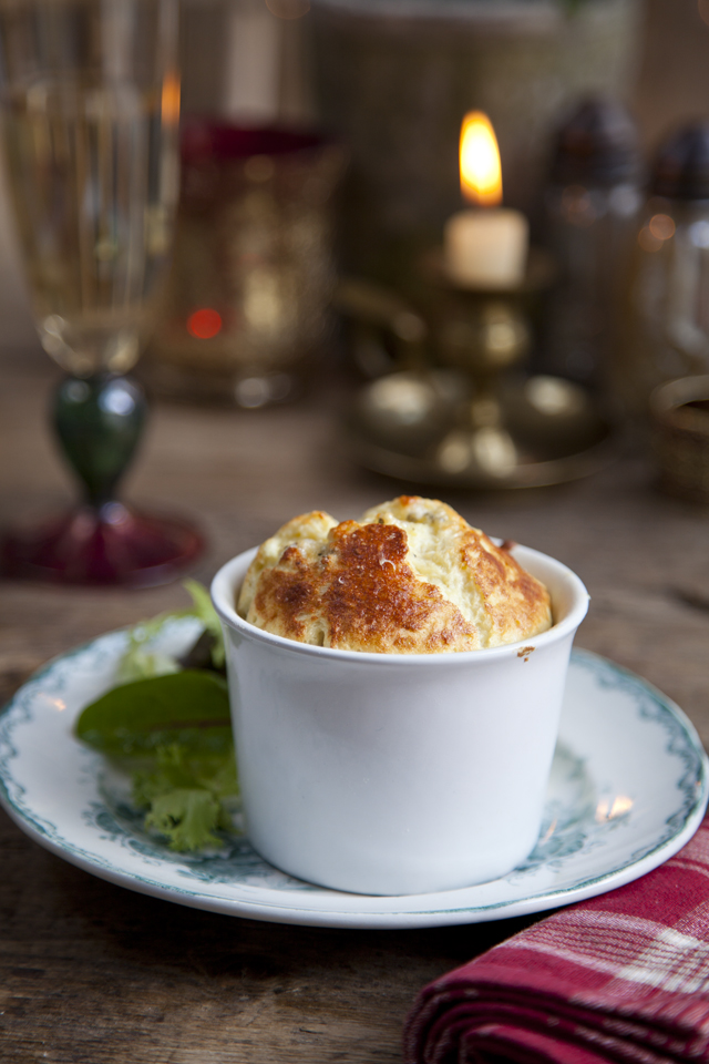 Blue Cheese Soufflés | DonalSkehan.com, Delicious Christmas starter.