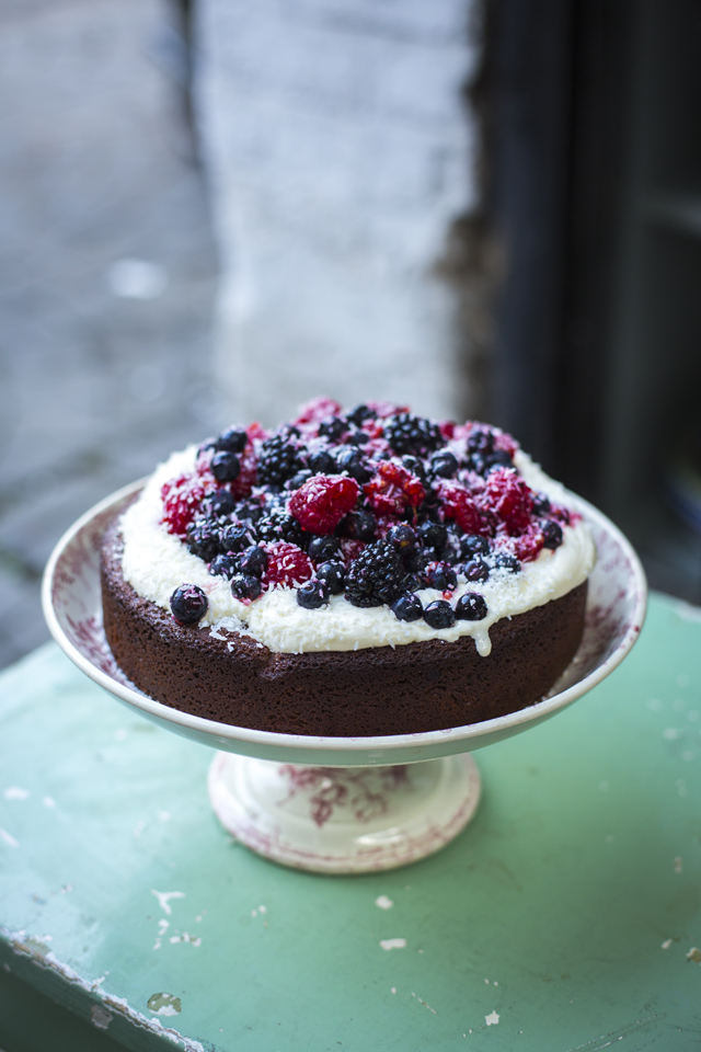 White Chocolate, Coconut & Macadamia Cake | DonalSkehan.com, A delicious cake to have with friends!