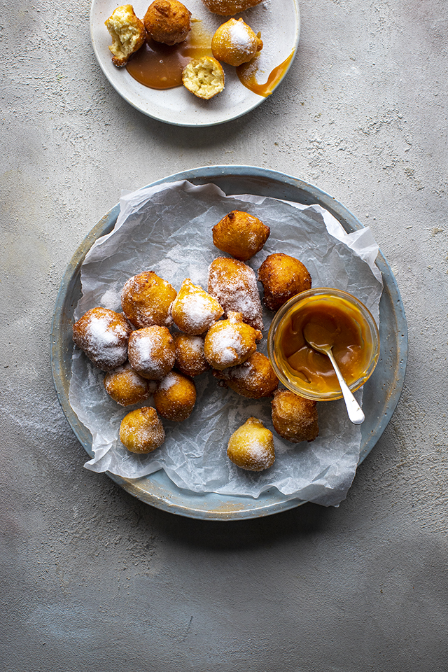 Buttermilk Vanilla Donuts with Spiced Caramel | DonalSkehan.com