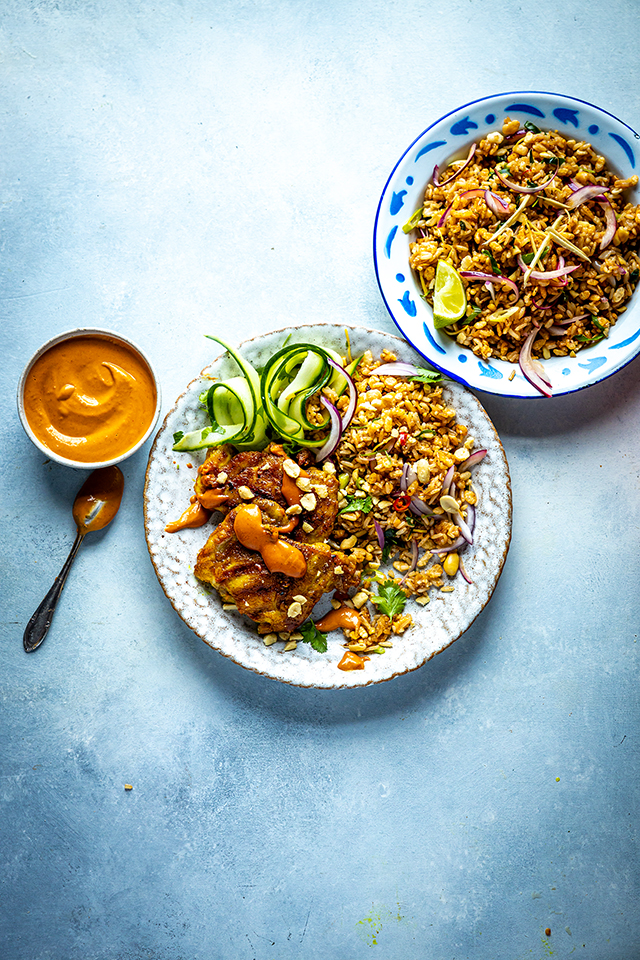 Satay Chicken & Crispy Rice Crush | DonalSkehan.com