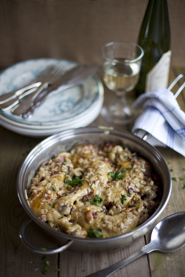 Mom’s Coq Au Vin Blanc! | DonalSkehan.com, A Skehan family favourite! 