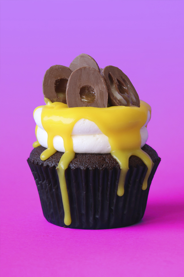 Creme Egg Cupcakes | DonalSkehan.com, The epitome of Easter!