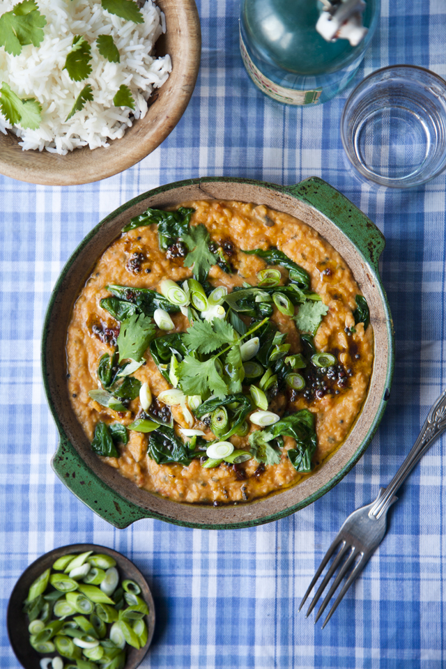 Dahl with Spinach and Tomatoes | DonalSkehan.com, Spicy, comforting & oh so delicious! 