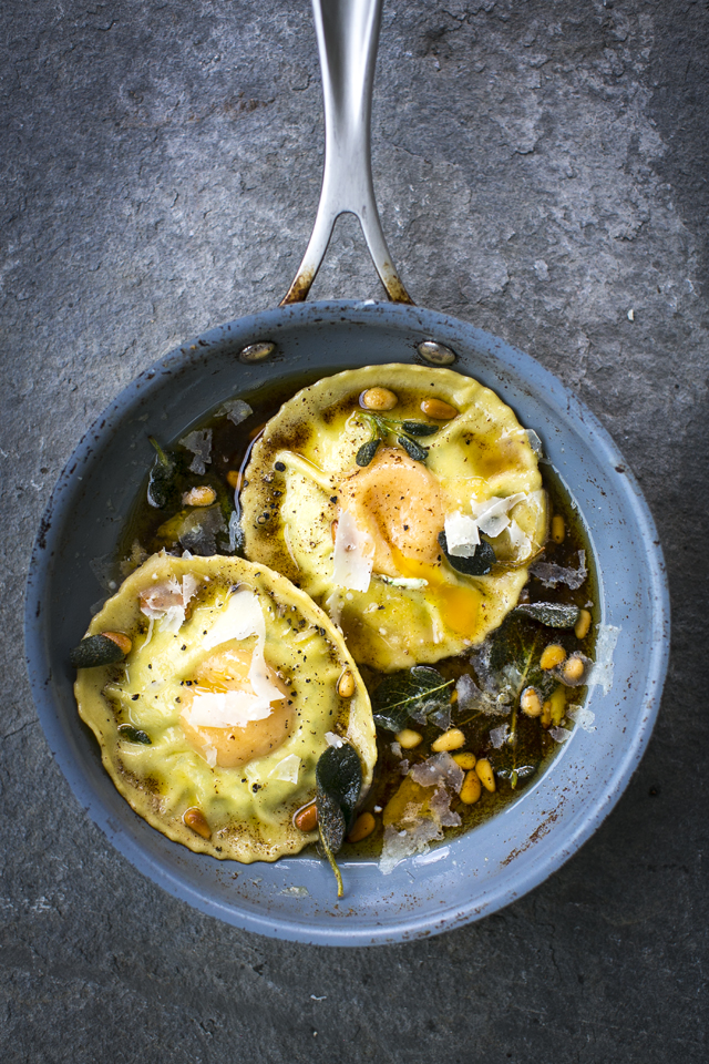 Hidden Egg Yolk Ravioli | DonalSkehan.com, Novelty or not, this is ravioli with a difference.