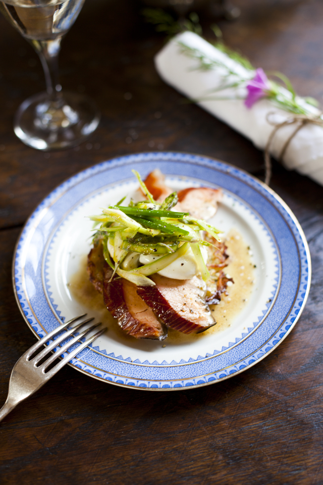 Honey Smoked Salmon Rosti | DonalSkehan.com, A real showstopper to serve to a dinner party. 