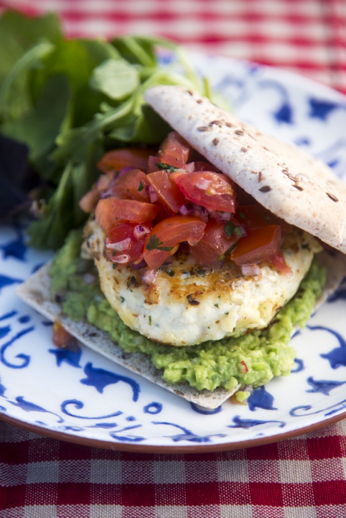 Fish Burgers with Tomato Salsa & Guacamole | DonalSkehan.com, Perfect way to add more fish to your diet. 