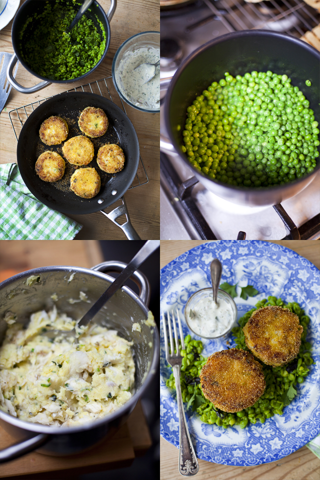 Fish Cakes Minty Peas copy