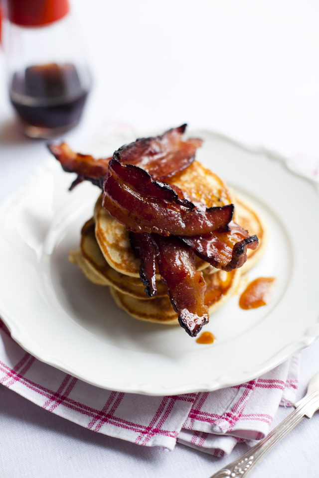 Buttermilk Hotcakes with Highbank Orchard glazed Bacon | DonalSkehan.com, A variation on pancakes, hotcakes are an absolute must try! 