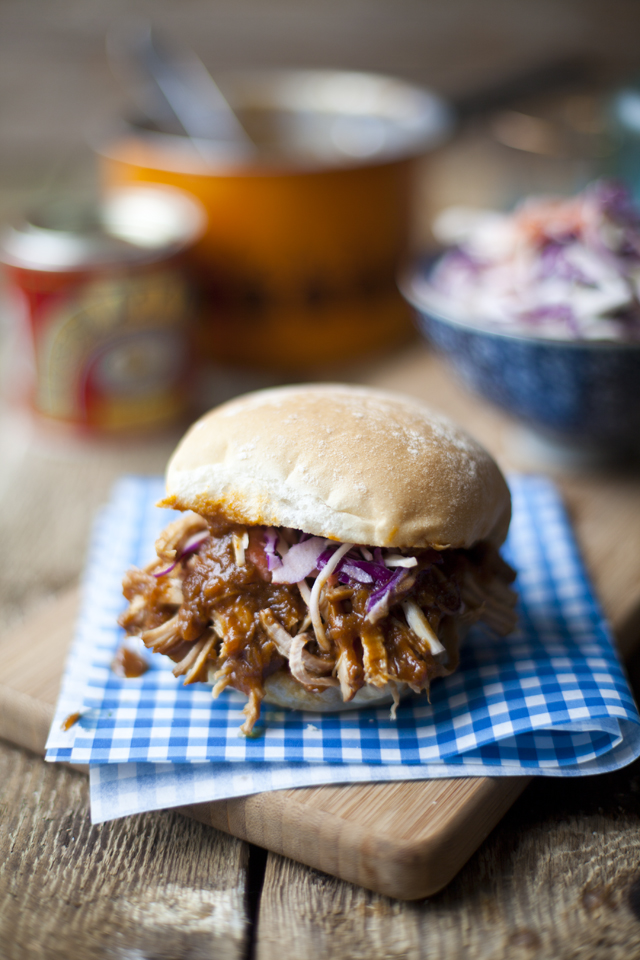 Deep South Pulled Pork Sliders with Buttermilk Coleslaw | DonalSkehan.com, Proper soul food & a nice change from burgers.