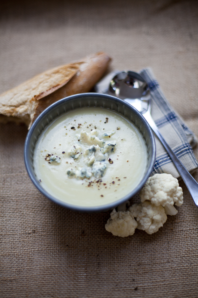 Cauliflower and Blue Cheese Soup Donal Skehan EAT LIVE GO