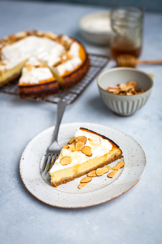 Honey & Ricotta Cheesecake | DonalSkehan.com, My take on a classic!