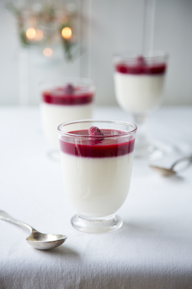 Christmas Yoghurt Panna Cotta | DonalSkehan.com, Light and fresh, the perfect alternative treat at Christmas!