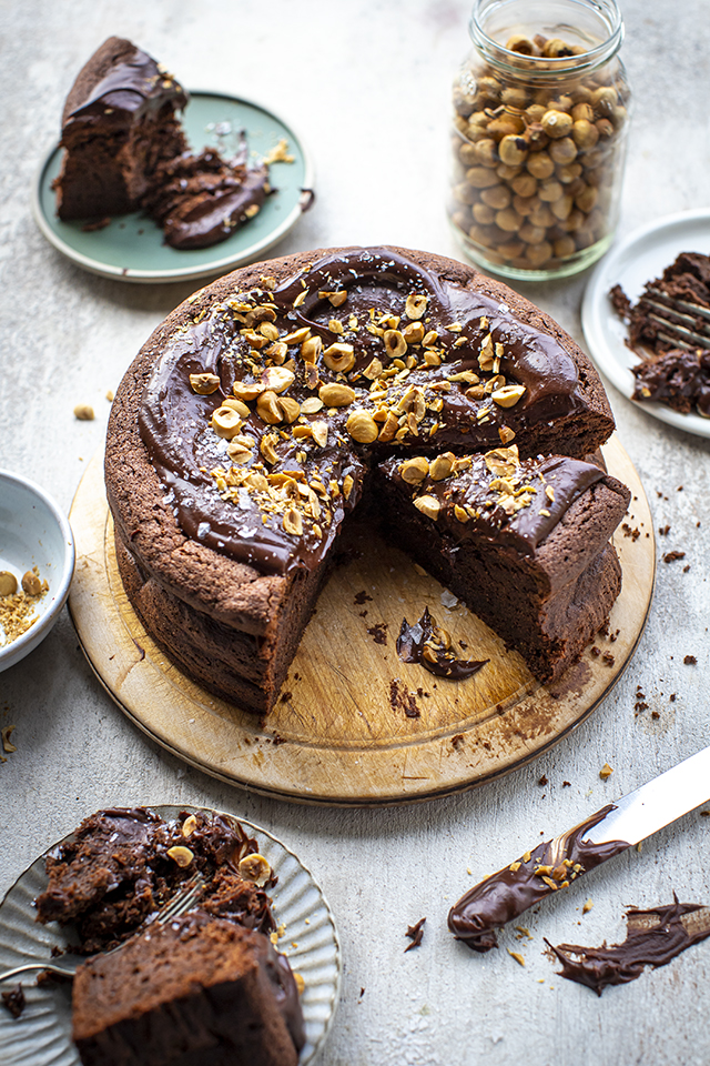 Italian Chocolate Hazelnut Cake - Donal Skehan | EAT LIVE GO