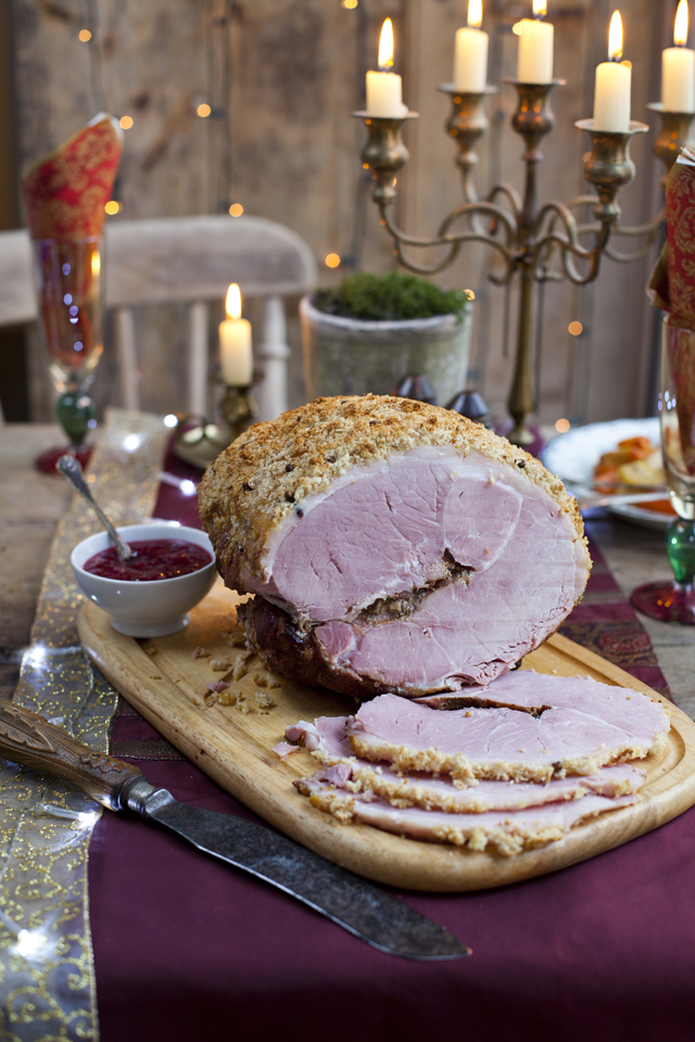 Julmust and Mustard Skinka | DonalSkehan.com, Swedish Christmas Ham.