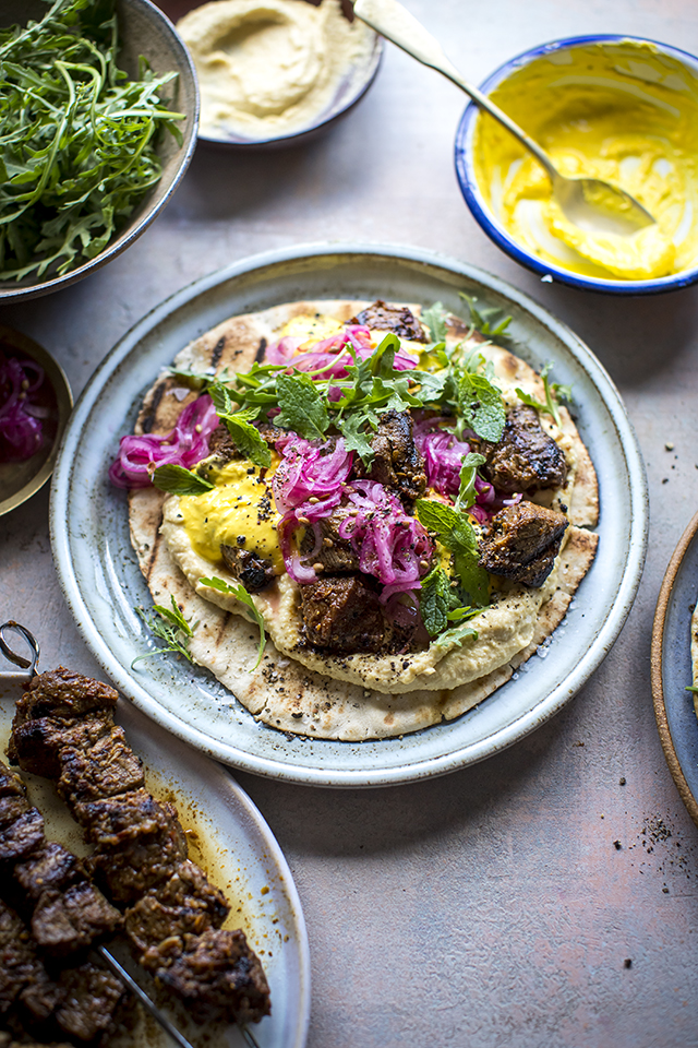 Ras El Hanout Kebabs