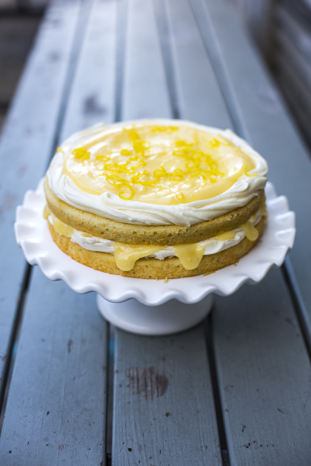 Lemon Curd Coffee Cake - Borrowed Bites