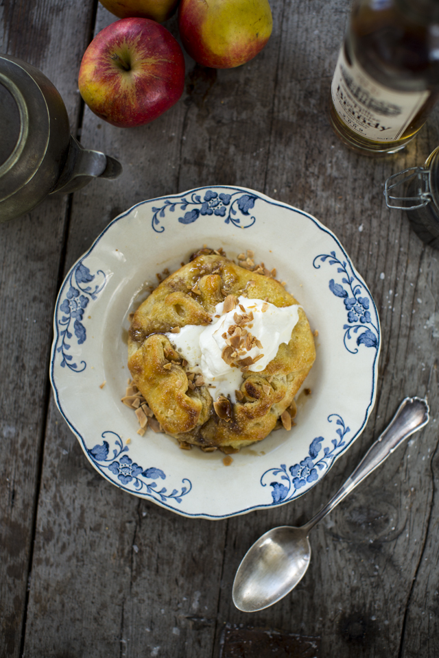 Apple Frangipane Tart with Apple Brandy Syrup | DonalSkehan.com, A comforting, Autumnal dessert to enjoy in the colder months. 