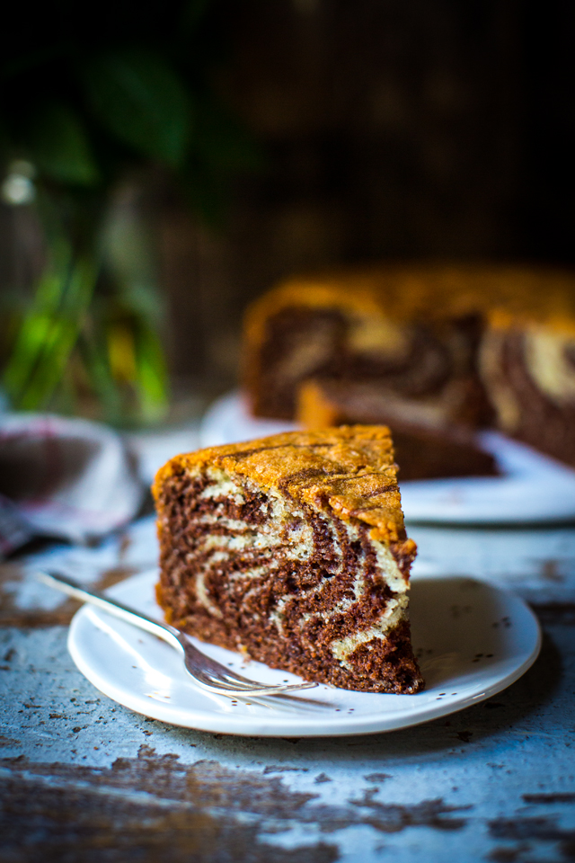 Zebra Cake | DonalSkehan.com, A chocolate and vanilla cake with a difference.
