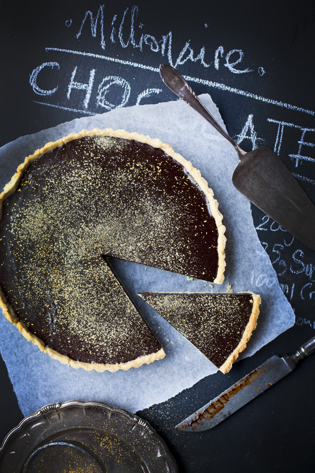 Millionaire Chocolate Ganache Tart | DonalSkehan.com, Wow your guests with this decadent dinner party dessert! 