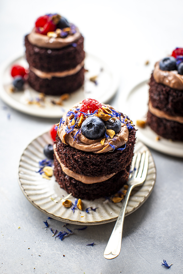 Mini Devil’s Food Cakes | DonalSkehan.com