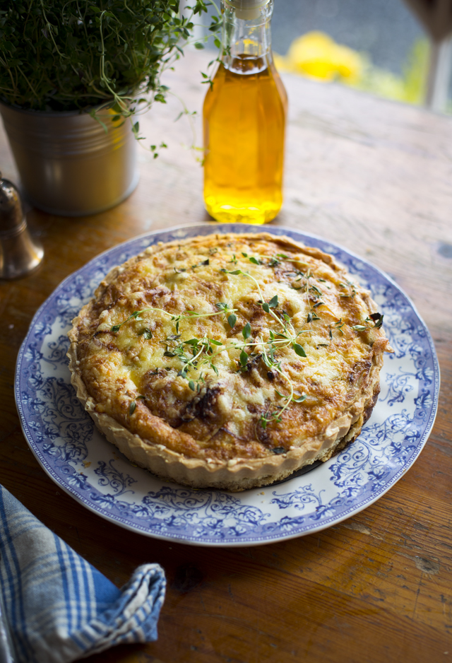 Potato, Cheese & Onion Tart | DonalSkehan.com, Perfect for sharing with friends & family! 
