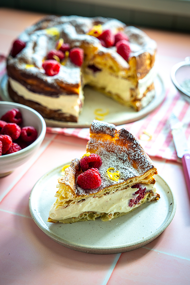 Polish Carpathian Mountain Cream Cake with Lemon | DonalSkehan.com