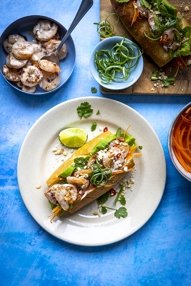 Sriracha Prawn Cocktail Rolls | DonalSkehan.com