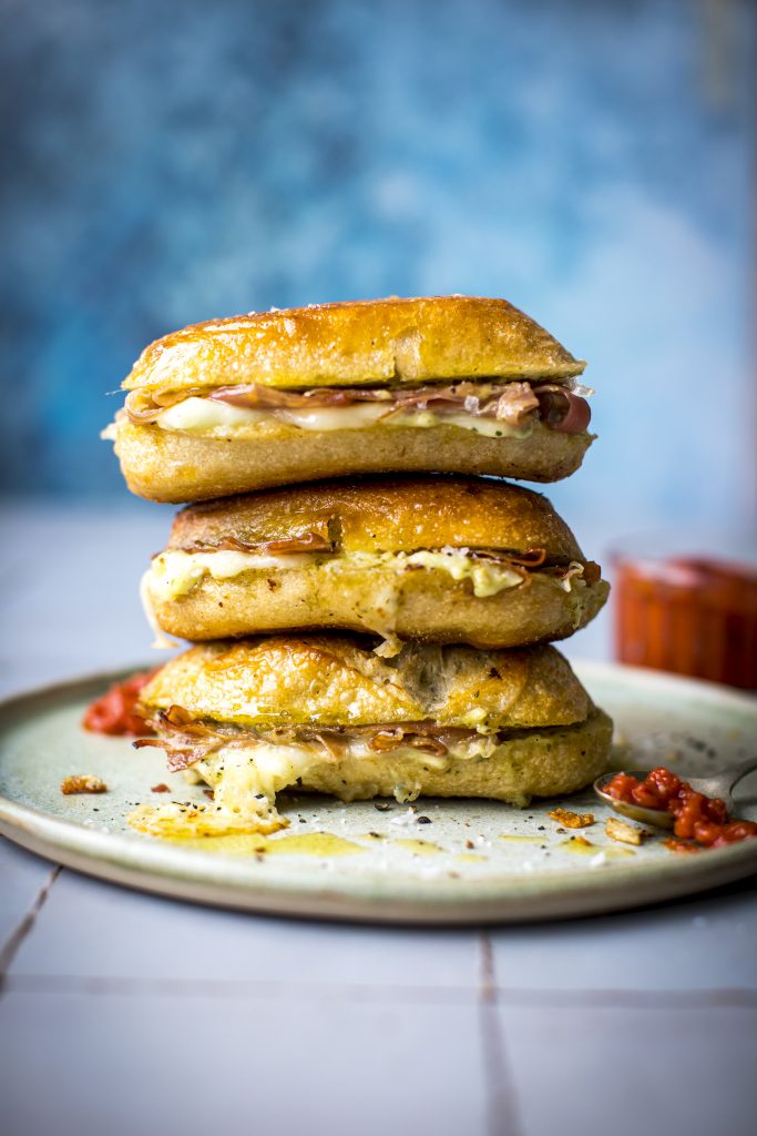 Grilled Prosciutto Cheese Sandwiches | DonalSkehan.com