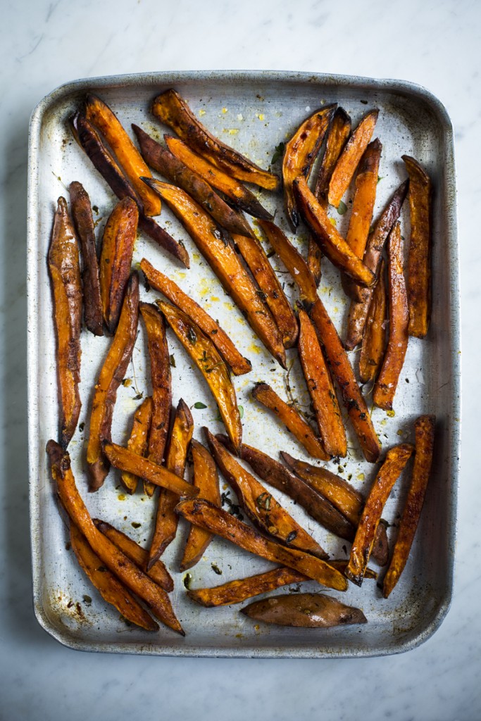 Herby Sweet Potato Chips | DonalSkehan.com, Sweet and spicy handmade fries, the perfect side!