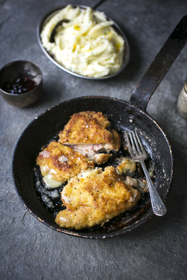 Cheesy Wiener Schnitzel with Velvet Mash | DonalSkehan.com, An autumnal family meal, perfect on a chilly night.