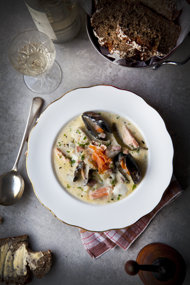 Howth Head Seafood Chowder | DonalSkehan.com, A must try when visiting Howth. 