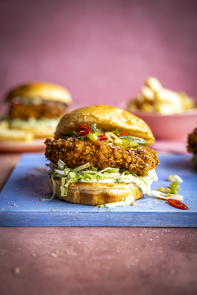 Crispy Spice Bag Chicken Buns | DonalSkehan.com