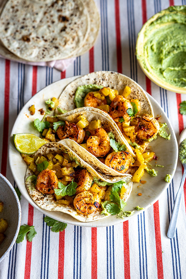 Spicy Prawn Tacos | DonalSkehan.com