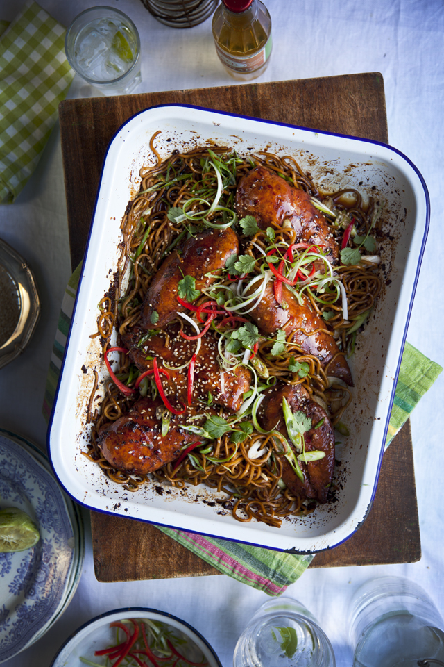 Saturday Night Teriyaki Chicken | DonalSkehan.com, A fuss-free one-tray dinner, perfect for the weekend.