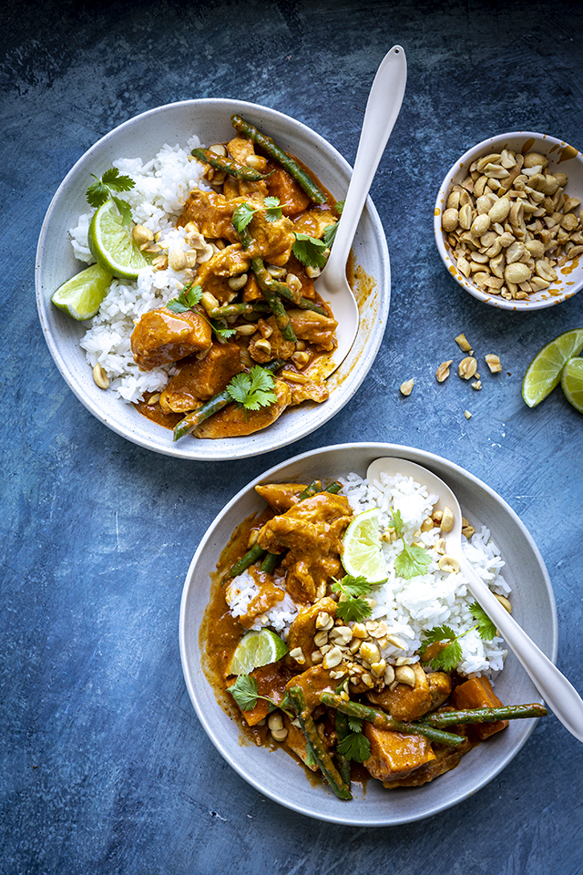 Thai Red Peanut Butter Curry | DonalSkehan.com