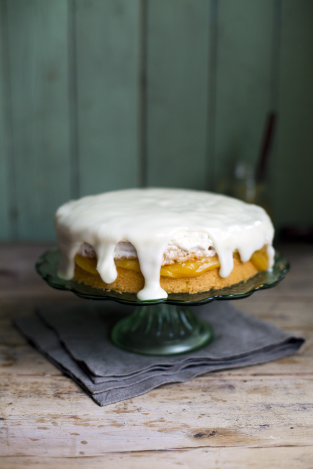 Lemon Marshmallow Cake | DonalSkehan.com, The perfect balance of sweet and squeakingly sour! 