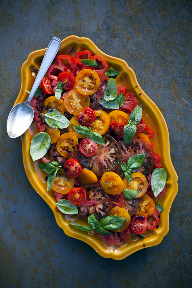 Salade De Tomates- Tomato & Basil Salad - Donal Skehan