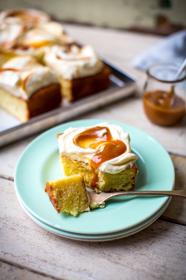 Tres Leches | DonalSkehan.com, A heavenly mix of 3 milks, poured over a luscious sweet cake.