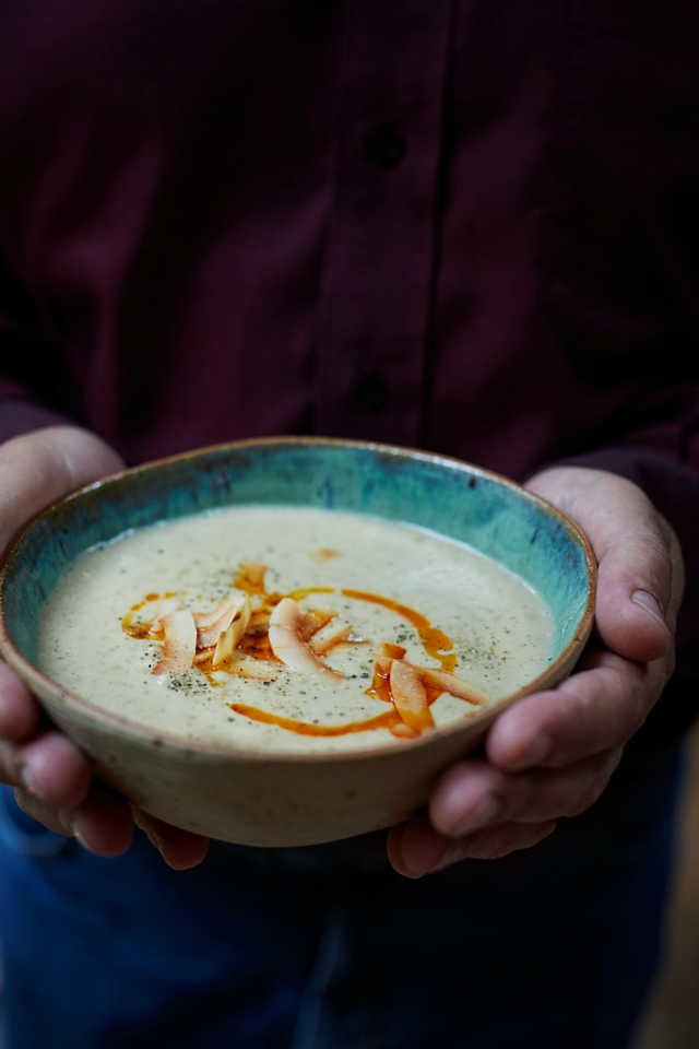 Roasted Cauliflower and Coconut Soup | DonalSkehan.com, Delicious simplicity from Stirring Slowly by Georgina Hayden,