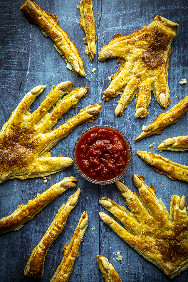Cheesy Witches Fingers with Spicy Dip | DonalSkehan.com