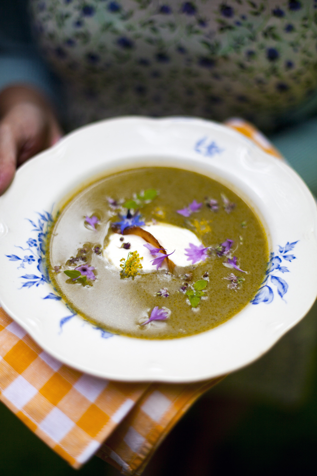 Sorrel Soup | DonalSkehan.com, This sorrel soup recipe was inspired by Theodora Fitzgibbon, a legendary figure in the Irish food world. 