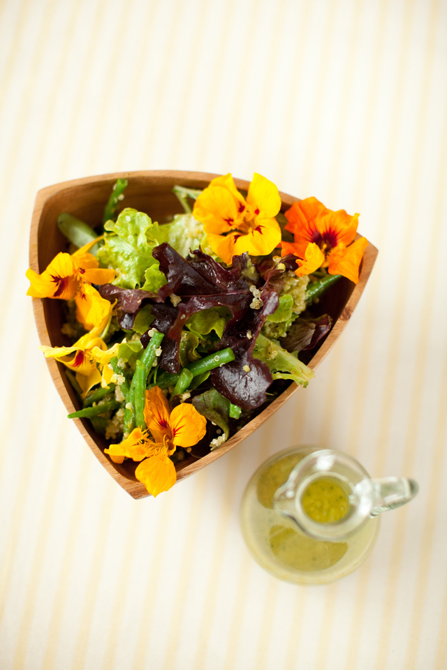 Quinoa and Green Salad with Mango Dressing | DonalSkehan.com, A fresh & vibrant quinoa summer salad. 