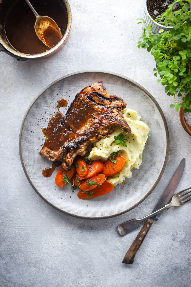 Irish Whiskey And Honey Glazed Pork