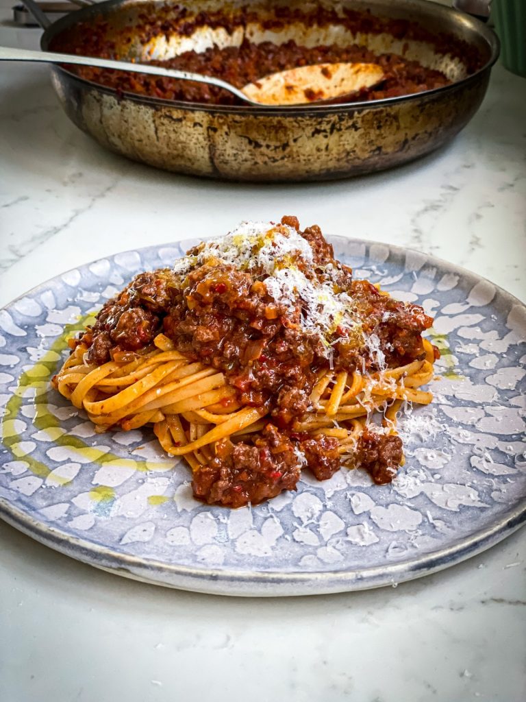 Spicy Meat Sauce Pasta | DonalSkehan.com