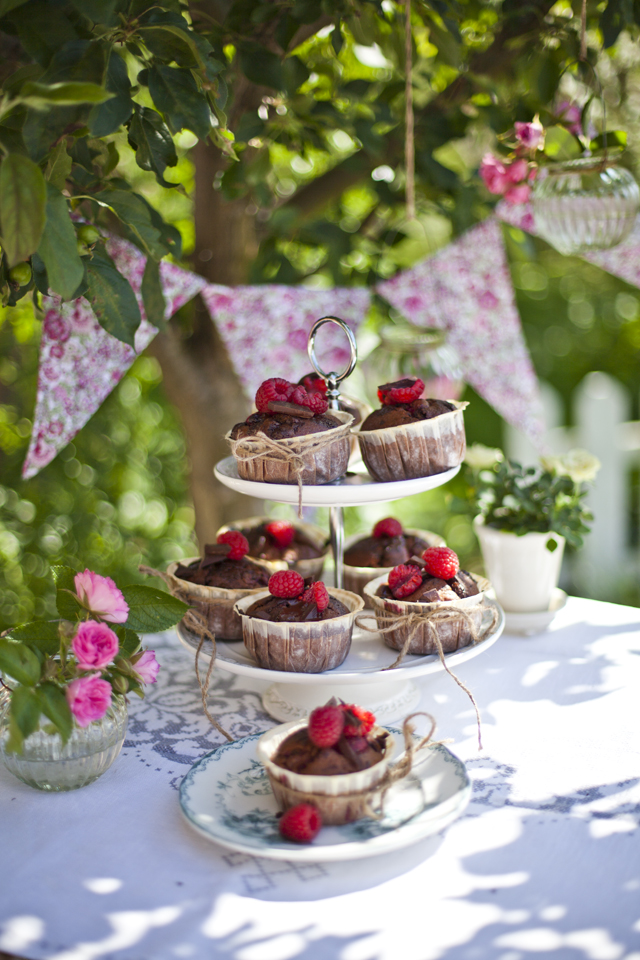 Raspberry and Dark Chocolate Muffins | DonalSkehan.com, A grown up version of a cupcake! 