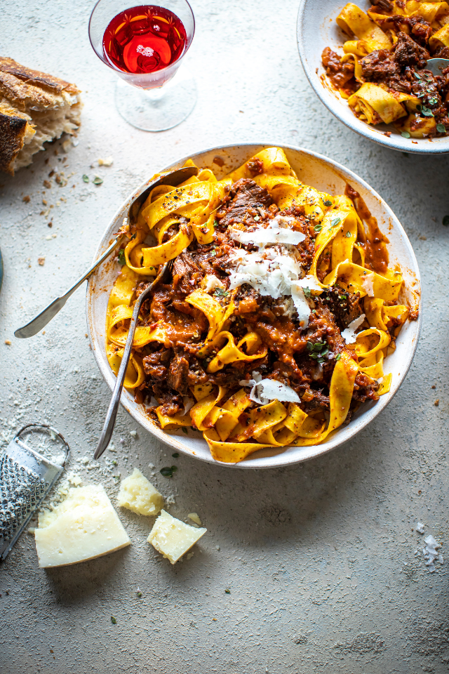 Slow Braised Beef Tagliatelle | DonalSkehan.com